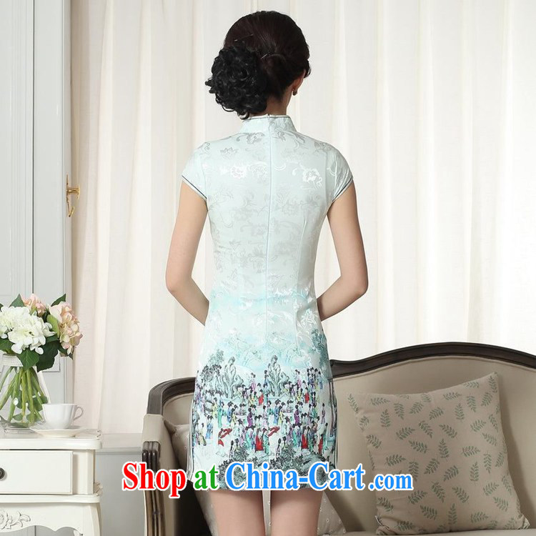 According to fuser summer stylish new ladies retro ethnic wind is classic hard disk for cultivating short Chinese qipao dress LGD/D #0294 figure 2 XL pictures, price, brand platters! Elections are good character, the national distribution, so why buy now enjoy more preferential! Health