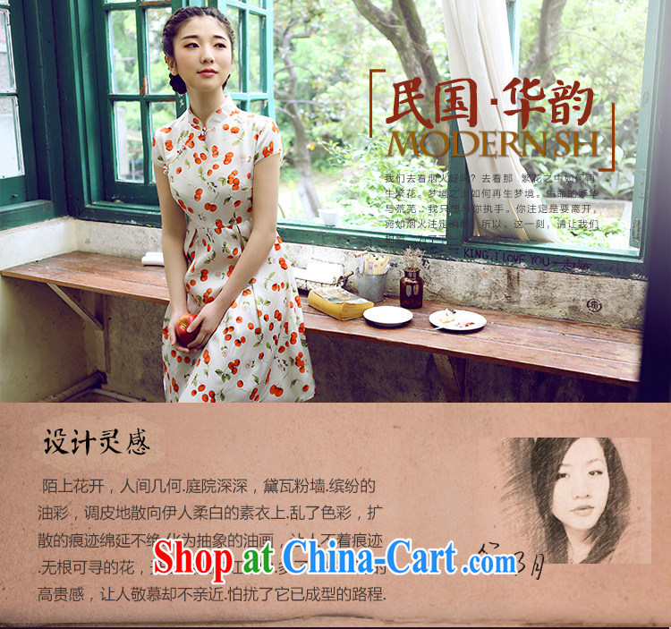 proverbial hero once and for all and Zhu Ying silk China wind up collar dresses summer new, 2015 women's clothing dresses Ethnic Wind white L pictures, price, brand platters! Elections are good character, the national distribution, so why buy now enjoy more preferential! Health