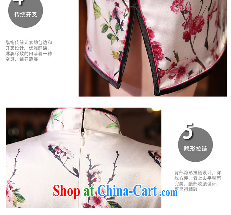 pro-am 2015 spring and summer new sauna silk retro upscale short, cultivating improved modern day Silk Cheongsam short L pictures, price, brand platters! Elections are good character, the national distribution, so why buy now enjoy more preferential! Health