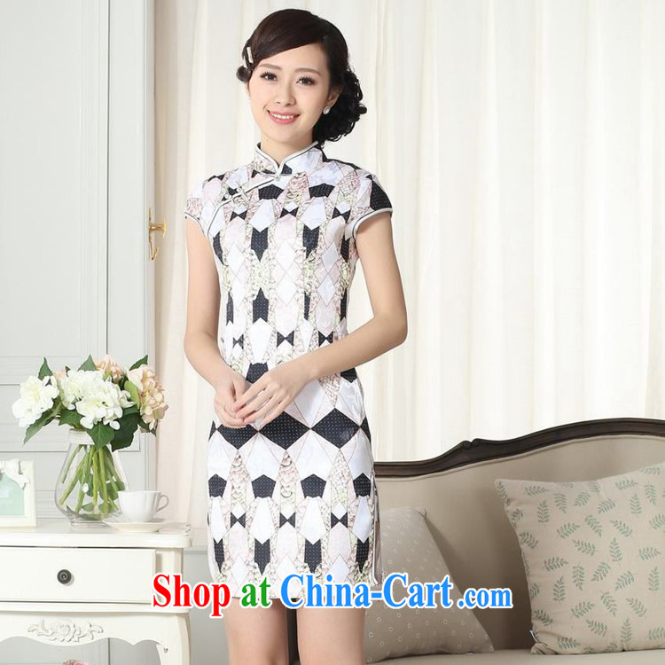 According to fuser new female retro improved Chinese daily dresses elegance beauty short Chinese qipao dress LGD/D #0278 figure 2 XL pictures, price, brand platters! Elections are good character, the national distribution, so why buy now enjoy more preferential! Health