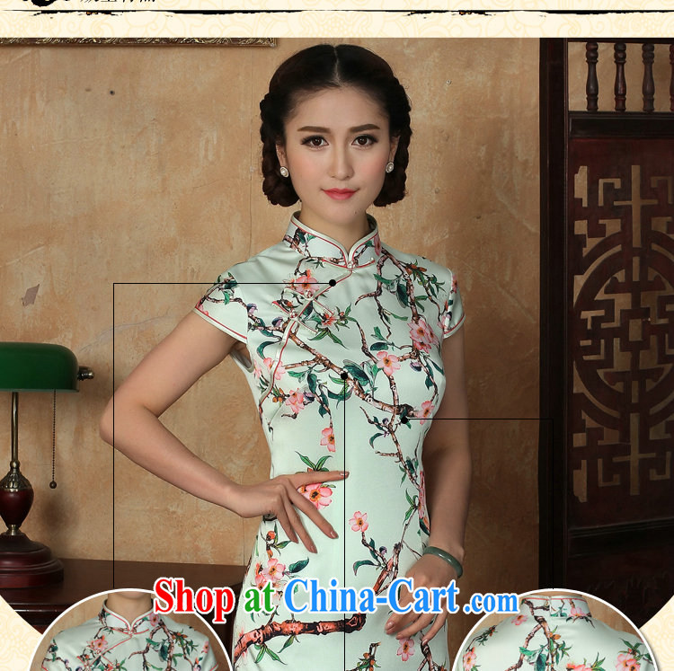 Take the retro cheongsam dress summer new female emulation, Chinese improved emulation, and short dresses such as the color 2 XL pictures, price, brand platters! Elections are good character, the national distribution, so why buy now enjoy more preferential! Health