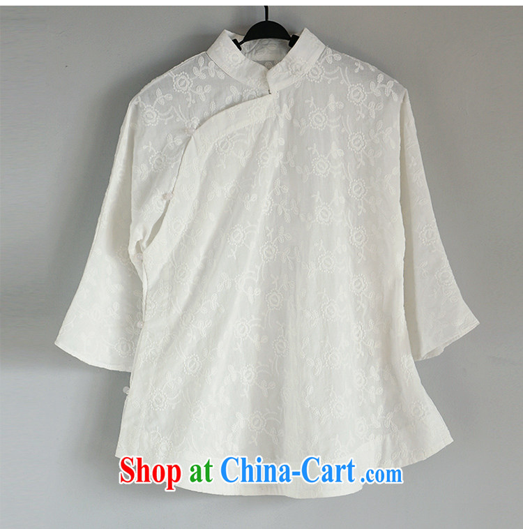 Ask a vegetarian in as soon as possible and girls spring and summer new Chinese, short with embroidered quality pure cotton T-shirt 1927 White Dress $356 M code pictures, price, brand platters! Elections are good character, the national distribution, so why buy now enjoy more preferential! Health