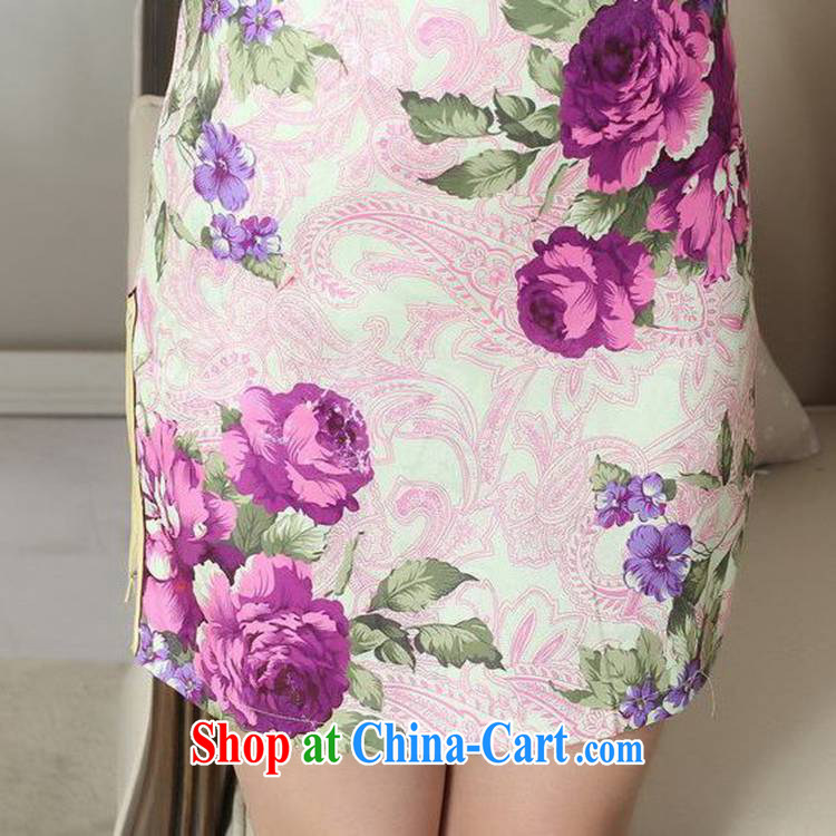 According to fuser summer stylish new female Ethnic Wind improved qipao, for a tight Classic tray port cultivating Chinese cheongsam dress LGD/D #0279 figure 2 XL pictures, price, brand platters! Elections are good character, the national distribution, so why buy now enjoy more preferential! Health
