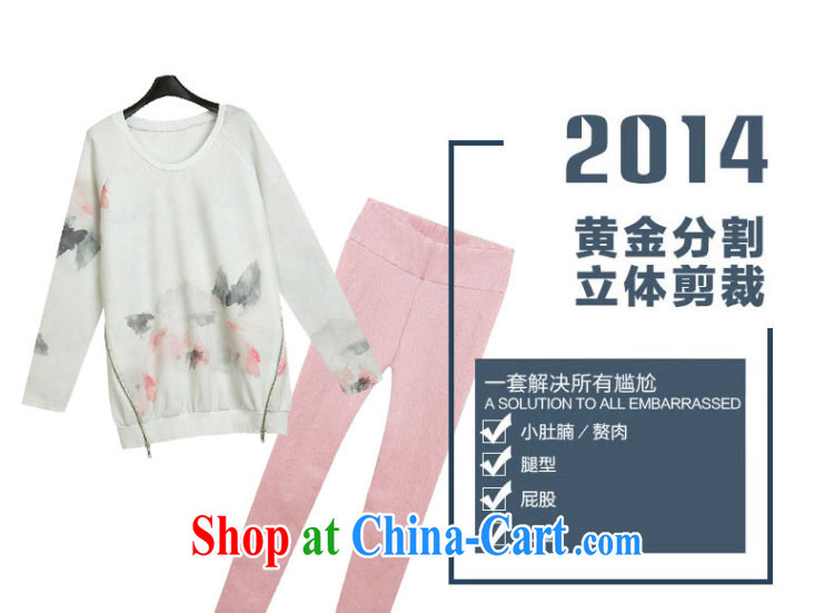 omlesa spring 2015 new female American wind Kit stitching stamp T-shirt pants Leisure package two-piece pink XL pictures, price, brand platters! Elections are good character, the national distribution, so why buy now enjoy more preferential! Health