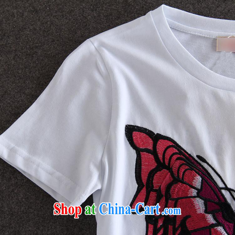 Black butterfly style women embroidery butterfly pattern round-collar short-sleeve, long T pension summer female burglary, 30,151 Y black L pictures, price, brand platters! Elections are good character, the national distribution, so why buy now enjoy more preferential! Health
