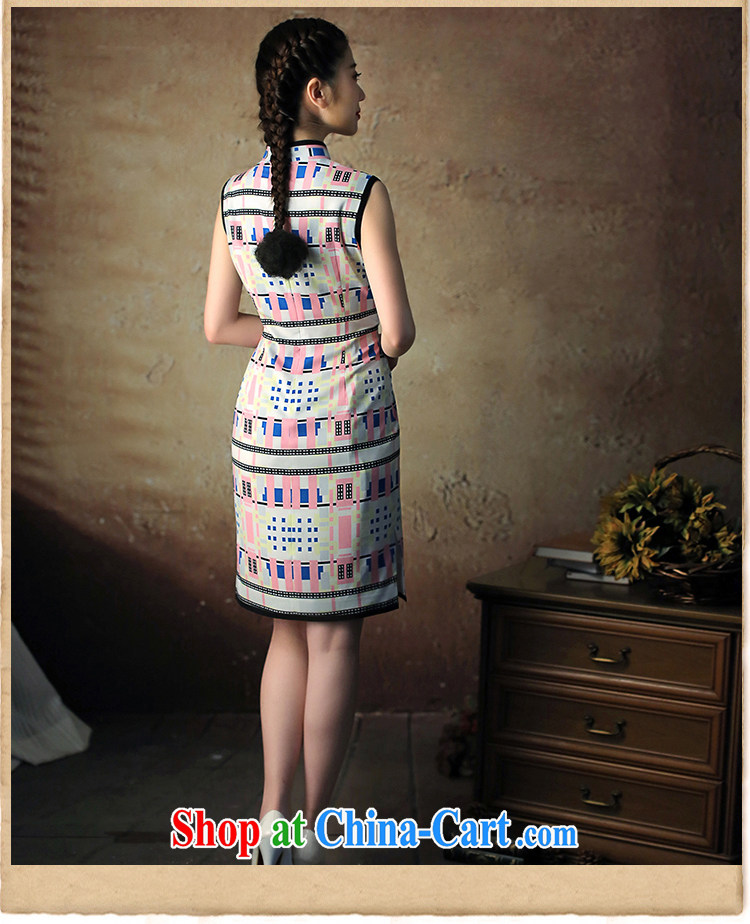 proverbial hero once and for all Hong Kong Pavilion new cheongsam dress and elegant 2015 summer cheongsam dress improved stylish beauty floral XL pictures, price, brand platters! Elections are good character, the national distribution, so why buy now enjoy more preferential! Health