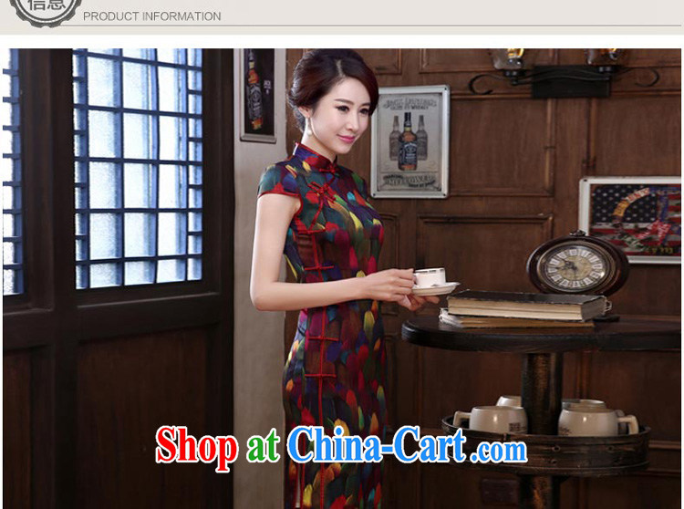 pro-am 2015 new spring and summer daily retro silk cultivation short stylish improved sauna Silk Cheongsam high short 2 XL pictures, price, brand platters! Elections are good character, the national distribution, so why buy now enjoy more preferential! Health