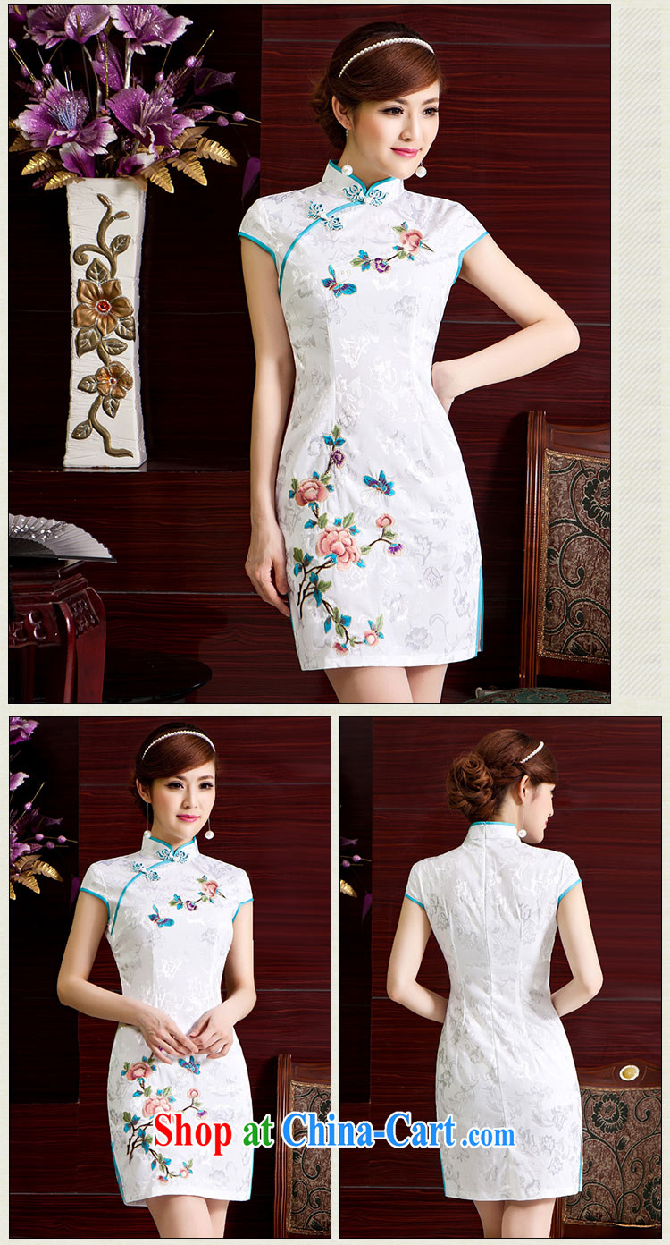 short summer dresses day dresses improved stylish embroidered dresses summer 2015 new short-sleeved Ethnic Wind butterflies size is tight/recommend a code pictures, price, brand platters! Elections are good character, the national distribution, so why buy now enjoy more preferential! Health