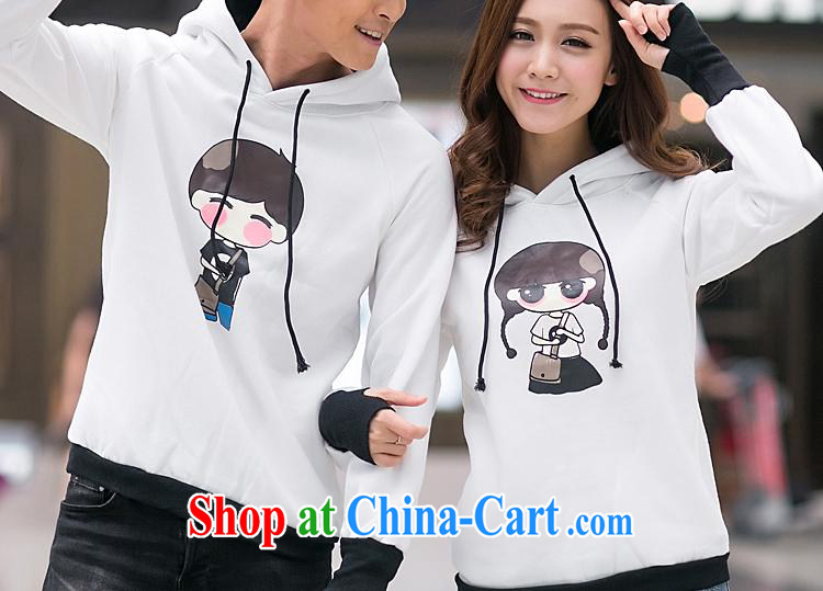 Qin Qing store for couples with autumn and the New Korean trend cartoon couples sweater men's women's coats white coat red sleeveless men XL pictures, price, brand platters! Elections are good character, the national distribution, so why buy now enjoy more preferential! Health