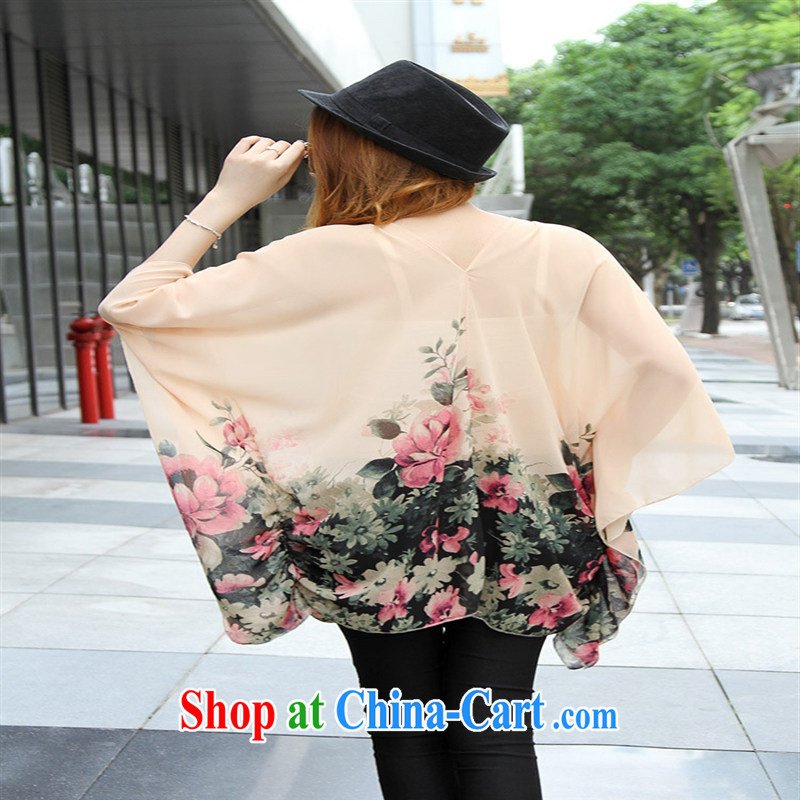 Qin Qing store real-time a pregnant women - New V collar styling suits the code snow woven shirts Orange Pink large code XL, GENYARD, shopping on the Internet