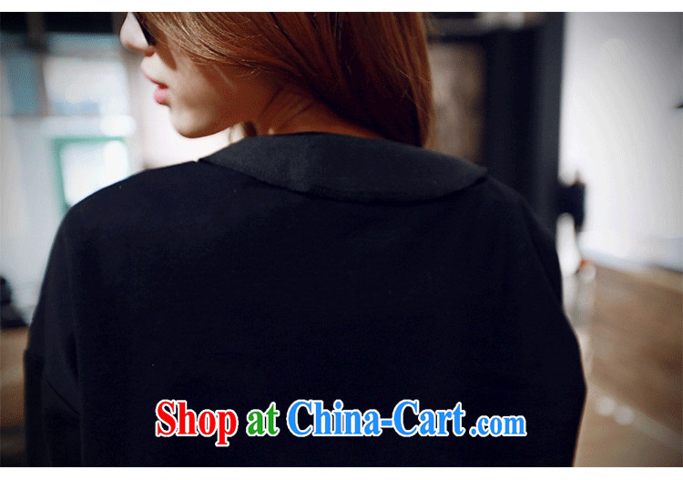 Qin Qing store #2015 spring new T shirts girls stylish 100 stamp duty on cotton T shirt T-shirt street trendy black XL pictures, price, brand platters! Elections are good character, the national distribution, so why buy now enjoy more preferential! Health