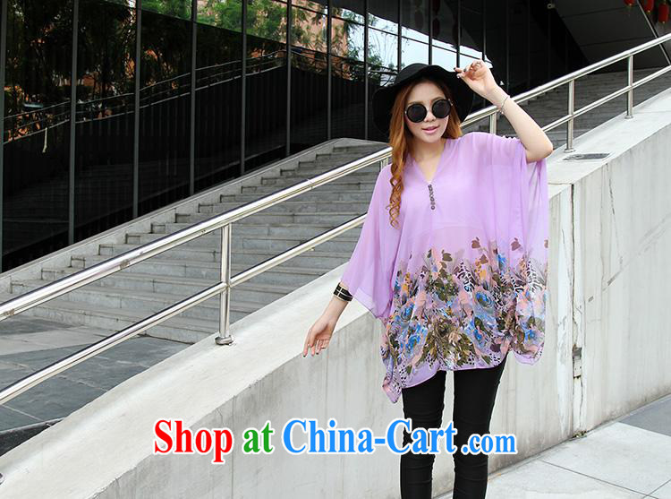 Qin Qing store real-time a pregnant women - New V collar styling suits the code snow woven shirts violet large code XL pictures, price, brand platters! Elections are good character, the national distribution, so why buy now enjoy more preferential! Health