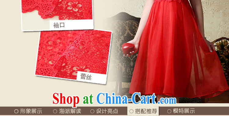 proverbial hero once and for all, Mr NGAN Kam-chuen 2015 spring and summer new lace bridal cheongsam dress Chinese Dress bride toast with red XL pictures, price, brand platters! Elections are good character, the national distribution, so why buy now enjoy more preferential! Health