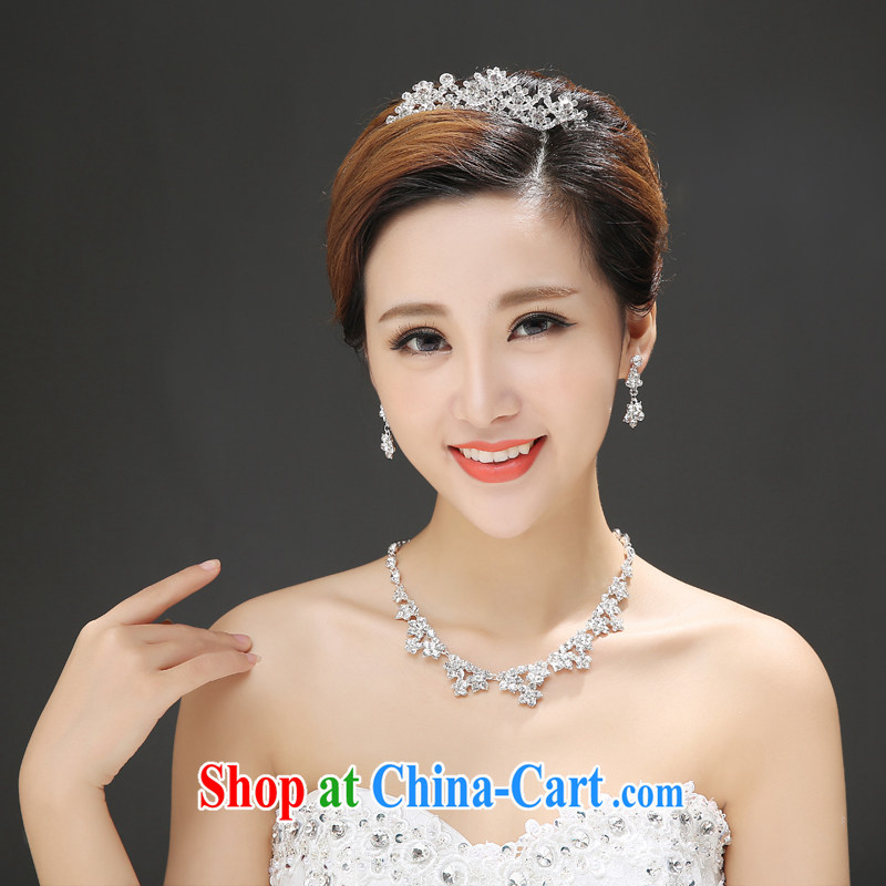 The color is still Windsor wedding dresses accessories Crown accessories necklace Crown ear fall 3-Piece silver are code, the color is still Windsor, shopping on the Internet