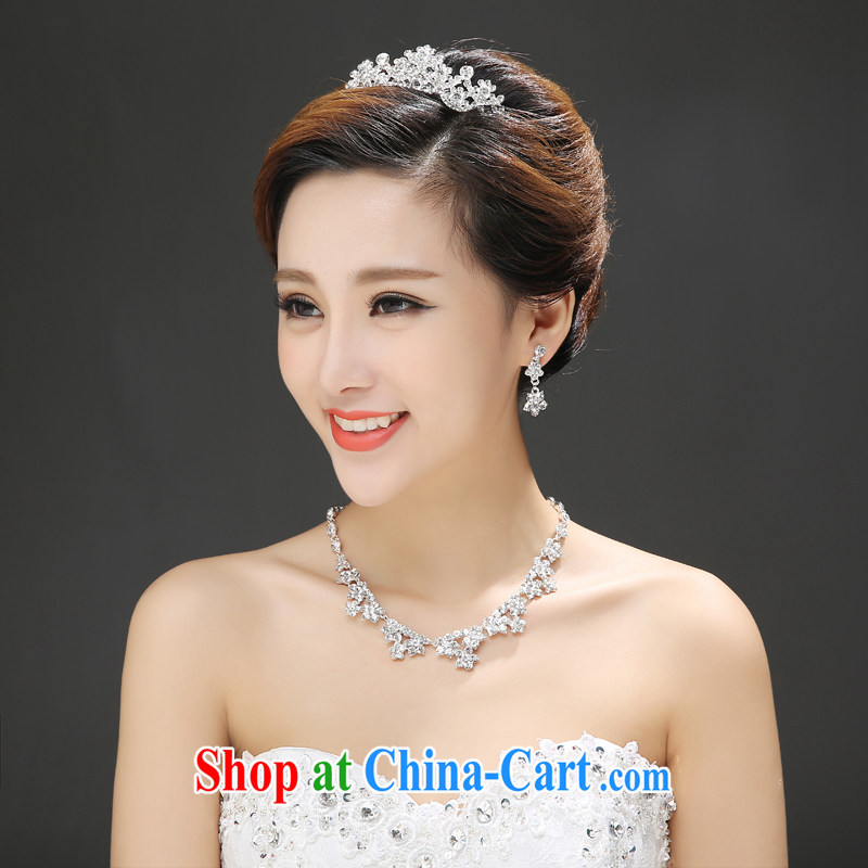 The color is still Windsor wedding dresses accessories Crown accessories necklace Crown ear fall 3-Piece silver are code, the color is still Windsor, shopping on the Internet