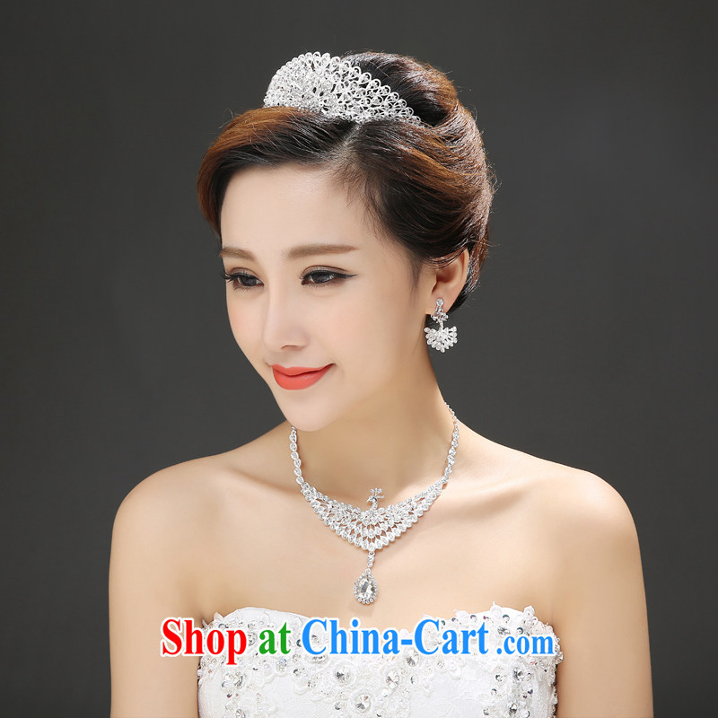 Bridal wedding accessories kit beautiful parquet drill silver are code, the color is Windsor, shopping on the Internet