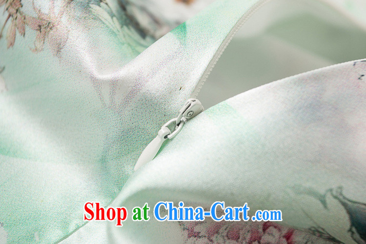 She made the 2015 summer new upscale style dresses, older MOM stamp beauty graphics thin sleeveless Silk Cheongsam green L pictures, price, brand platters! Elections are good character, the national distribution, so why buy now enjoy more preferential! Health