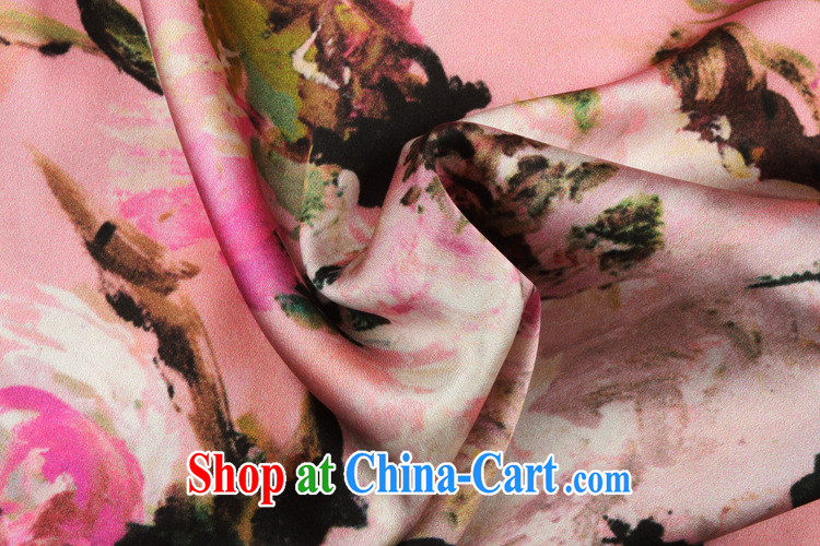 She made the 2015 summer new upscale luxury goods, older mothers with stamp duty cultivating short-sleeved Silk Cheongsam pink XXL pictures, price, brand platters! Elections are good character, the national distribution, so why buy now enjoy more preferential! Health
