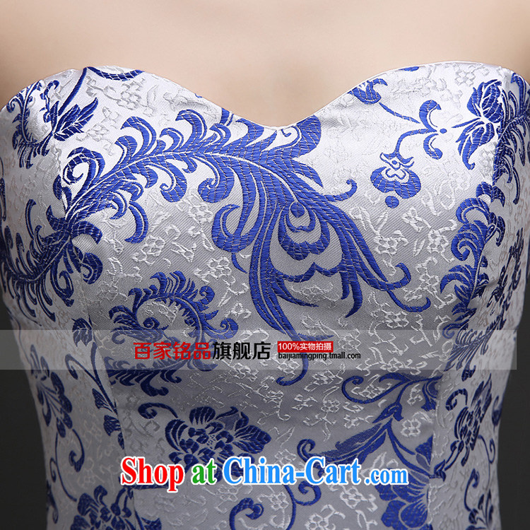 Blue and white porcelain cheongsam dress spring 2015 new improved stylish daily long, the forklift truck cheongsam dress dresses beauty blue suit the forklift truck L pictures, price, brand platters! Elections are good character, the national distribution, so why buy now enjoy more preferential! Health