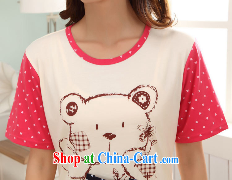 Badminton World Summer new cotton short-sleeved pocket bear pajamas home service package FA 1013 - 6652 CR red M pictures, price, brand platters! Elections are good character, the national distribution, so why buy now enjoy more preferential! Health