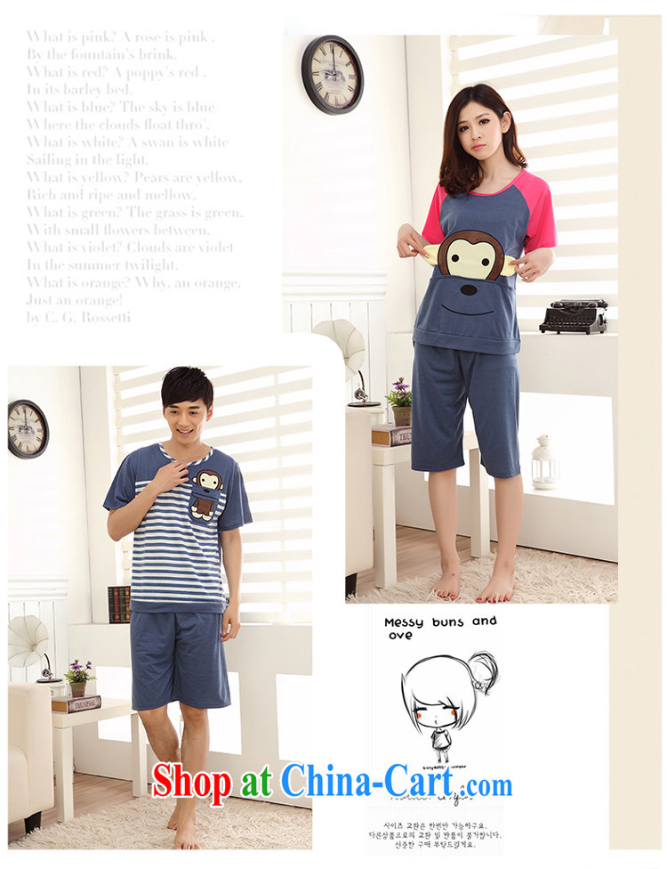 Badminton World new cotton short-sleeved monkey cartoon couples package with clothes FA 1013 - 6644 R blue XL pictures, price, brand platters! Elections are good character, the national distribution, so why buy now enjoy more preferential! Health