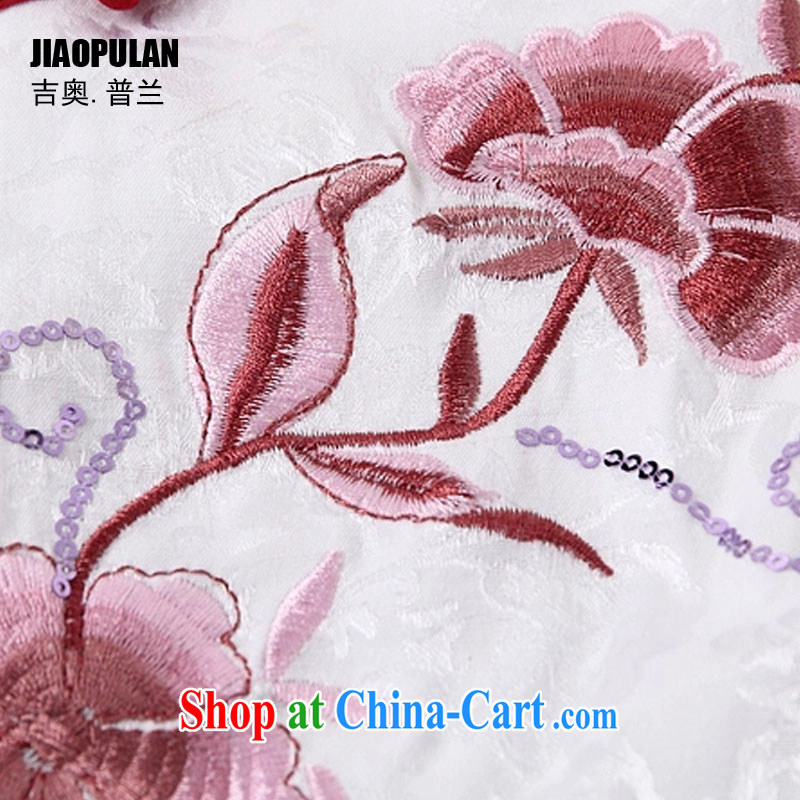 Mr. Kaplan 2015 spring and summer new, Ms. little Chinese Antique improved stylish short, cultivating etiquette daily outfit PL 1124 pink L, Mr. Kaplan (JIAOPULAN), shopping on the Internet