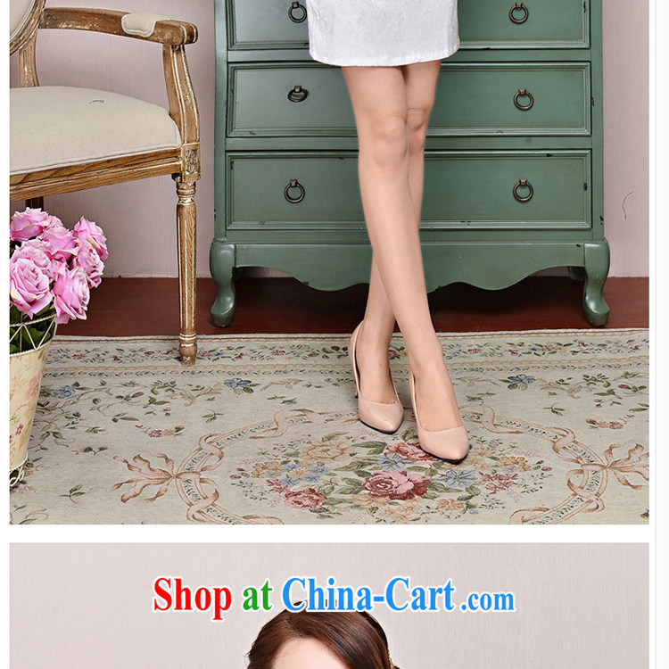 Refreshing new Ethnic Wind elegant low the forklift truck serving toast improved cheongsam dress summer T-shirt dresses female red phoenix spend M pictures, price, brand platters! Elections are good character, the national distribution, so why buy now enjoy more preferential! Health