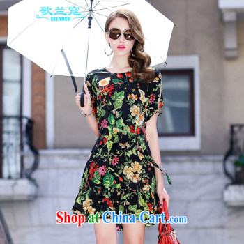 Song Curtis, summer 2015 new dresses cotton Ma Silk Dresses sauna silk retro beauty graphics thin stamp elegant further skirt spring flowers XL pictures, price, brand platters! Elections are good character, the national distribution, so why buy now enjoy more preferential! Health