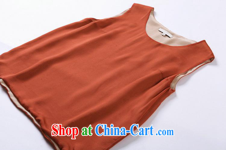 Qin Qing SHOP NEW summer wear a solid color Western big double T-shirt entity 9008 orange XL pictures, price, brand platters! Elections are good character, the national distribution, so why buy now enjoy more preferential! Health