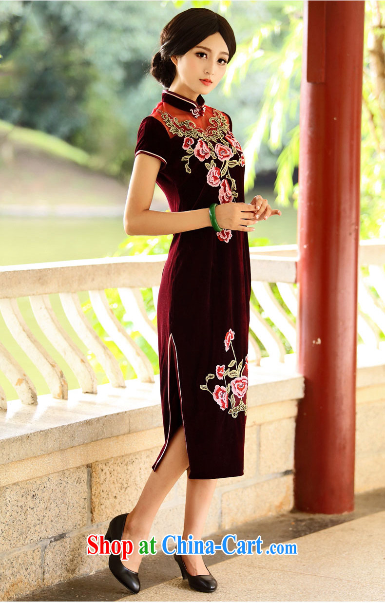 Joe is still name-yuan wool embroidery cheongsam improved, Long Tang replace SRXH 436 maroon XXL pictures, price, brand platters! Elections are good character, the national distribution, so why buy now enjoy more preferential! Health