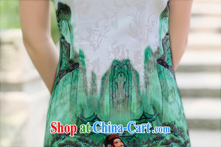 Kam-world, Yue water drilling, wavy edge Korean antique Chinese wind mountain paintings ethnic wind beautiful lady flute music stamp cheongsam improved daily dress dress dress gold beauty figure M pictures, price, brand platters! Elections are good character, the national distribution, so why buy now enjoy more preferential! Health