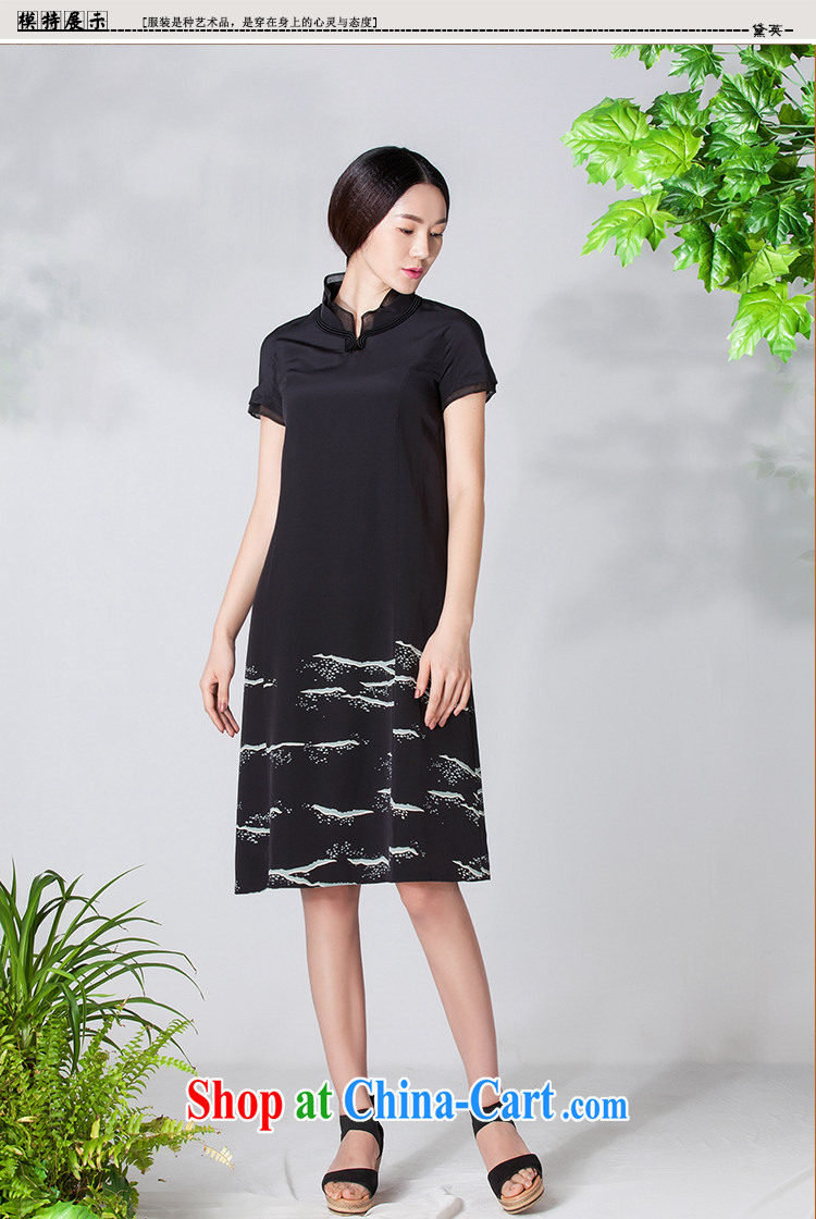Diane Ying 2015 spring and summer women's clothing new products for beauty, short-sleeved, for 100 100 sauna Silk Dresses PAE 1164 black S pictures, price, brand platters! Elections are good character, the national distribution, so why buy now enjoy more preferential! Health