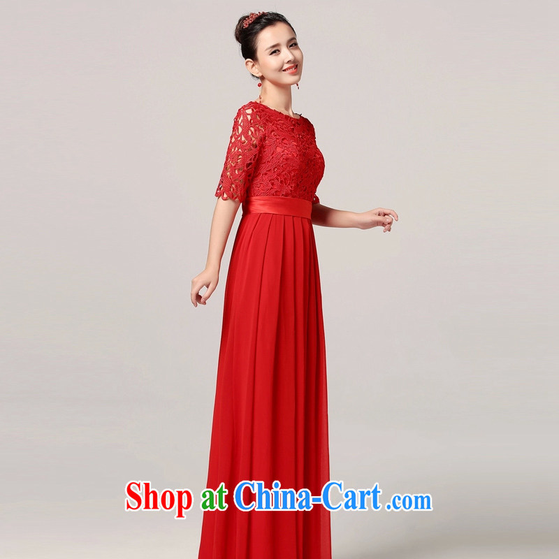 Recall that Namibia Red Cross marriages 7 cuff spring warm long stylish retro toast serving red cheongsam Korean Q 15,031 red XL, recalling that the red makeup, shopping on the Internet