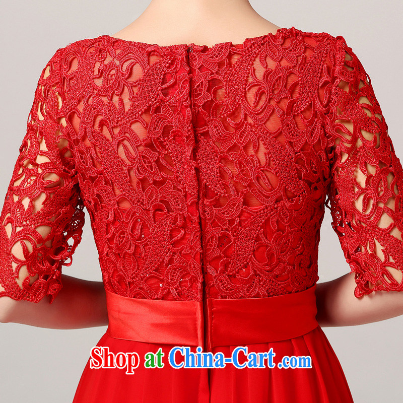 Recall that Namibia Red Cross marriages 7 cuff spring warm long stylish retro toast serving red cheongsam Korean Q 15,031 red XL, recalling that the red makeup, shopping on the Internet