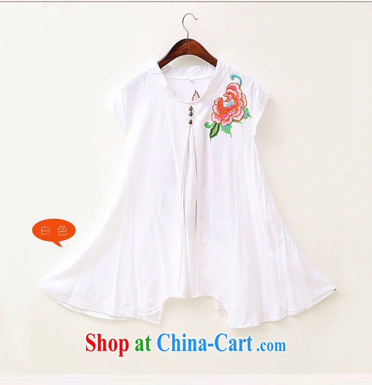 2015 spring and summer new Ethnic Wind Embroidery is not rules, with casual short-sleeved T-shirt by red XL pictures, price, brand platters! Elections are good character, the national distribution, so why buy now enjoy more preferential! Health