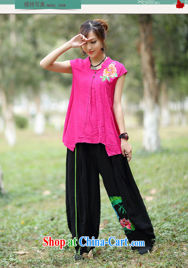 2015 spring and summer new Ethnic Wind Embroidery is not rules, with casual short-sleeved T-shirt green XL pictures, price, brand platters! Elections are good character, the national distribution, so why buy now enjoy more preferential! Health