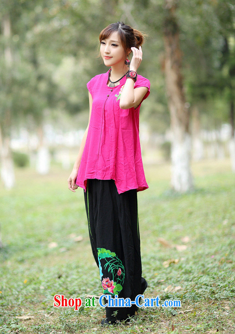 2015 spring and summer new Ethnic Wind Embroidery is not rules, with casual short-sleeved T-shirt green XL pictures, price, brand platters! Elections are good character, the national distribution, so why buy now enjoy more preferential! Health