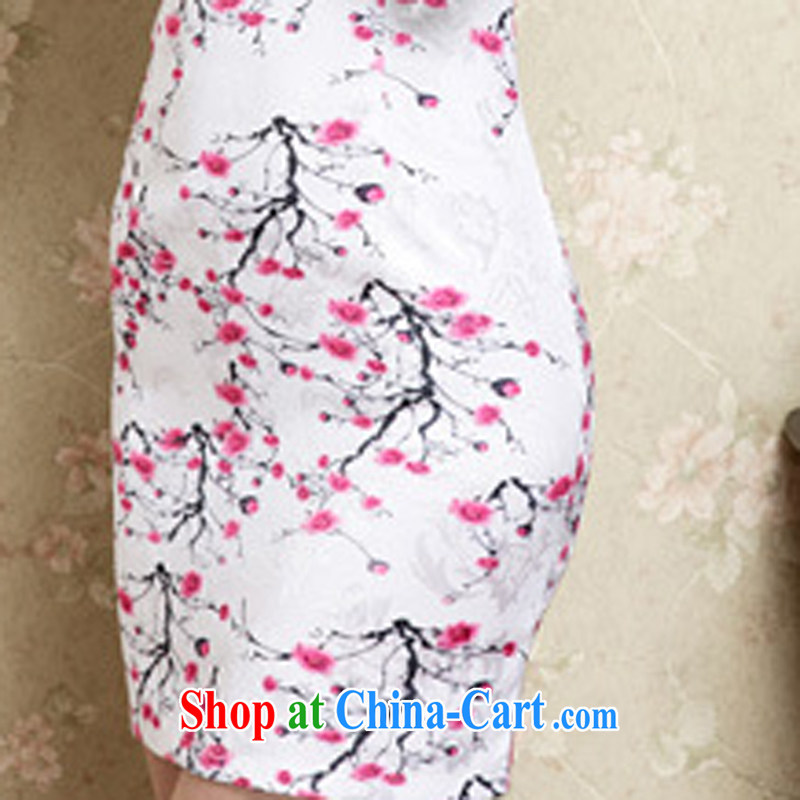 Appeals to appeal to 2015 spring and summer new, Retro beauty, short dresses and stylish Ms. improved cheongsam dress red S, appeal to appeal, and shopping on the Internet