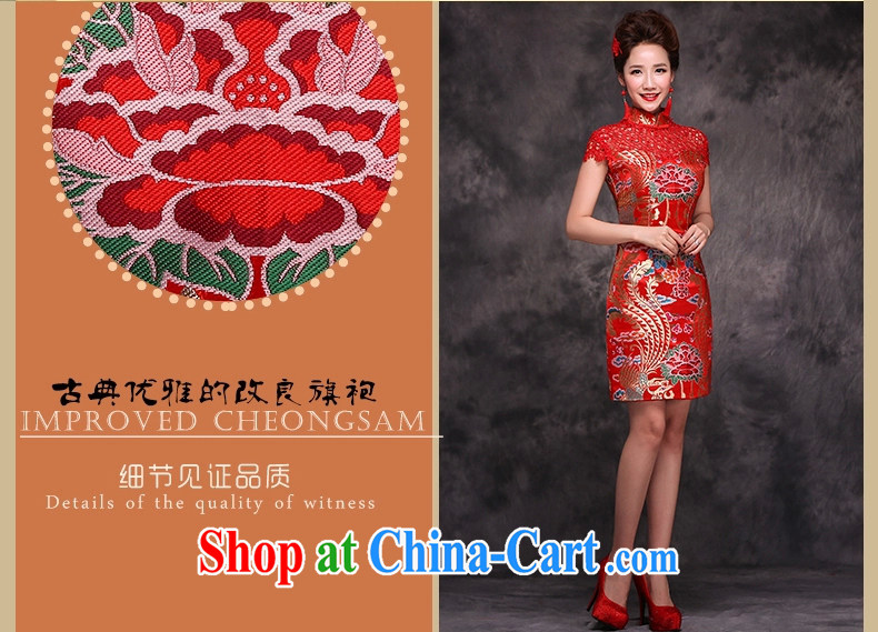Snow Lotus bridal dresses, short bride toast wedding dresses serving toast cultivating improved embroidery dresses the wedding dress dresses summer toast clothing red short XL pictures, price, brand platters! Elections are good character, the national distribution, so why buy now enjoy more preferential! Health