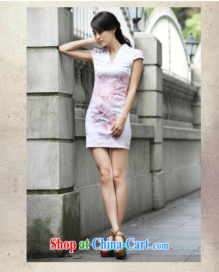 Variety of 20152015 where new, retro-day cheongsam dress spring lace improved stylish pink XL pictures, price, brand platters! Elections are good character, the national distribution, so why buy now enjoy more preferential! Health