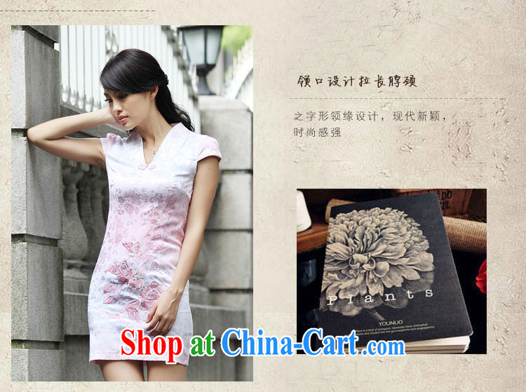 Mr. Platinum 20152015, new, retro-day cheongsam dress spring lace improved stylish blue XL pictures, price, brand platters! Elections are good character, the national distribution, so why buy now enjoy more preferential! Health