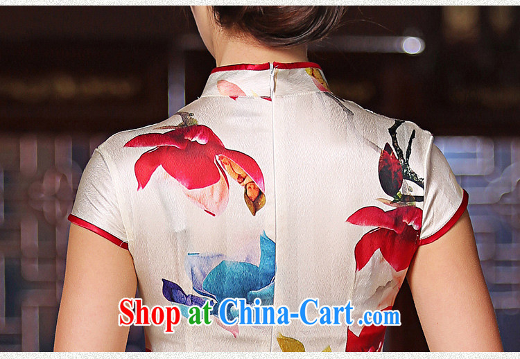 The cross-sectoral complaints she made new heavy Silk Cheongsam day summer improved short-sleeve, style cheongsam dress female SZ S 2222 3XL pictures, price, brand platters! Elections are good character, the national distribution, so why buy now enjoy more preferential! Health