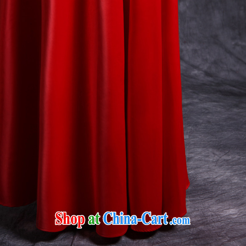 Su-wo family-su Wo service new Sau Wo service bridal gown Chinese marriage red toast clothing and retro dresses kimono Dragon and married the red XS, Su-wo family, and shopping on the Internet
