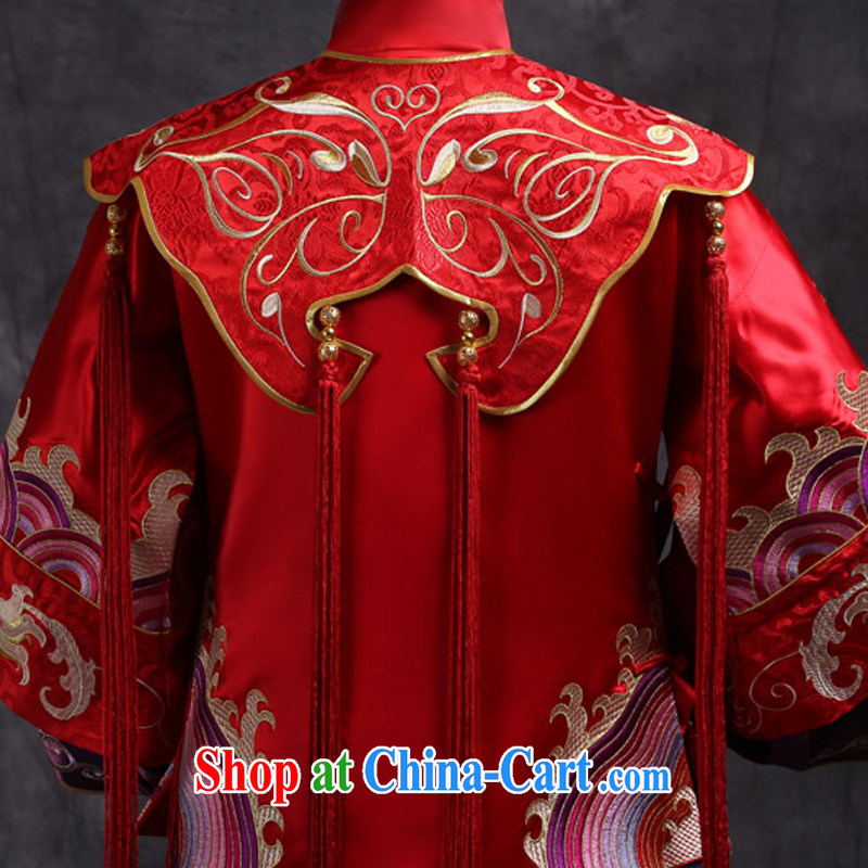 Su-wo family-soo Wo service 2015 antique Chinese bride national toast serving Sau wo service use phoenix wedding dresses new wedding dresses red XXS, Su-wo saga, and shopping on the Internet