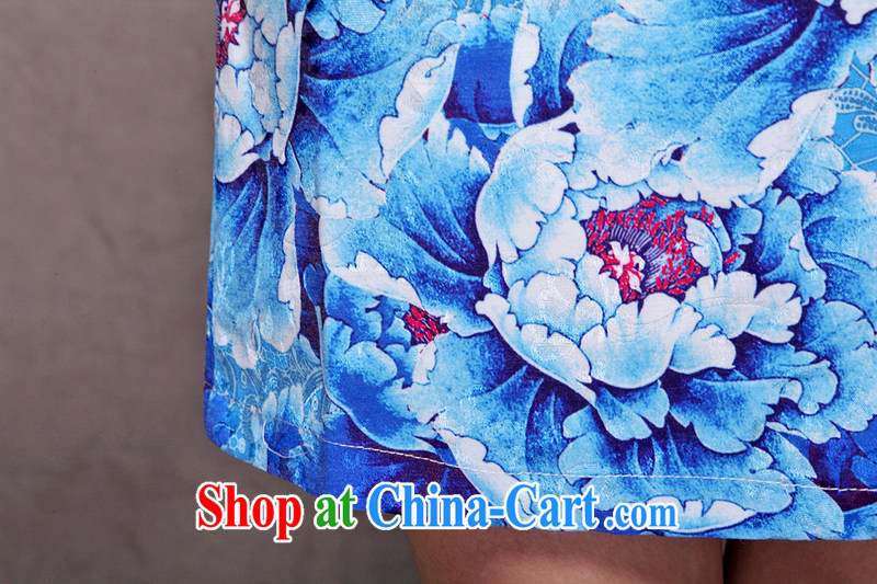 Take dish, Ethnic Wind and stylish Chinese qipao dress daily retro beauty graphics build cheongsam VA R 033 9913 blue XL pictures, price, brand platters! Elections are good character, the national distribution, so why buy now enjoy more preferential! Health