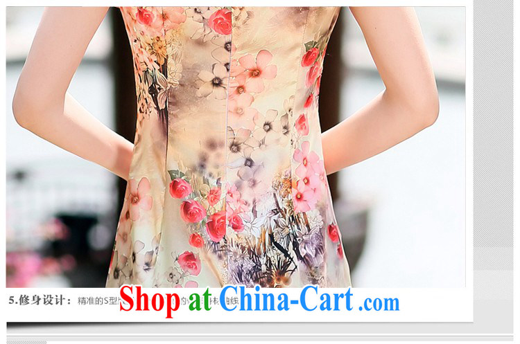 Jin Bai Lai summer dresses new and improved, Retro 2015 noble Tang Women's clothes dress short-sleeved package and dresses 4 XL pictures, price, brand platters! Elections are good character, the national distribution, so why buy now enjoy more preferential! Health