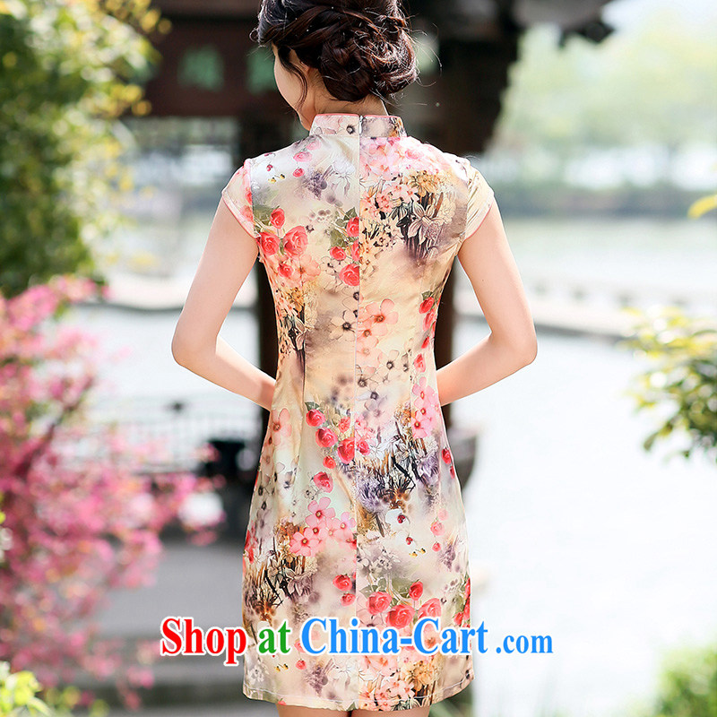 Jin Bai Lai summer dresses new and improved, Retro 2015 noble Tang Women's clothes dress short-sleeve package and dresses 4 XL idealistically Bai Lai (C . Z . BAILEE), and shopping on the Internet