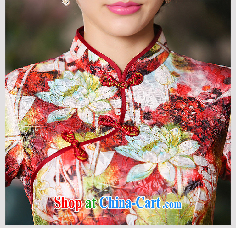 2015 spring and summer linen short summer dresses with short-sleeved improved Ethnic Wind fancy lace daily outfit skirt light blue S (78 / 64 / 84 ) pictures, price, brand platters! Elections are good character, the national distribution, so why buy now enjoy more preferential! Health