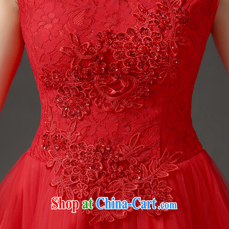 (Quakers) estimated 2015 new bride toast serving short spring and summer beauty, Retro improved marriage wedding dresses Chinese red cheongsam Quality Assurance and Evaluation (Quakers) (LANYI), online shopping