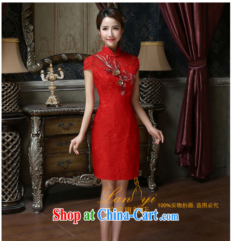 Friends, new 2015 bridal wedding toast clothing retro improved, for marriage Chinese qipao gown spring and summer short cheongsam dress quality assurance given to pictures, price, brand platters! Elections are good character, the national distribution, so why buy now enjoy more preferential! Health